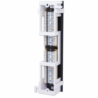 Intellinet 12-Port Cat6 Patchpanel zur Wandmontage, UTP, IEEE 802.3, IEEE 802.3ab, IEEE 802.3u, Schnelles Ethernet, Gigabit Ethernet, RJ-45, Gold, U/UTP (UTP), Schwarz
