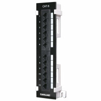 Intellinet 12-Port Cat6 Patchpanel zur Wandmontage, UTP,...