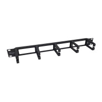 Equip 19" Rack Mount Kabelmanagement-Panel, Schwarz,...