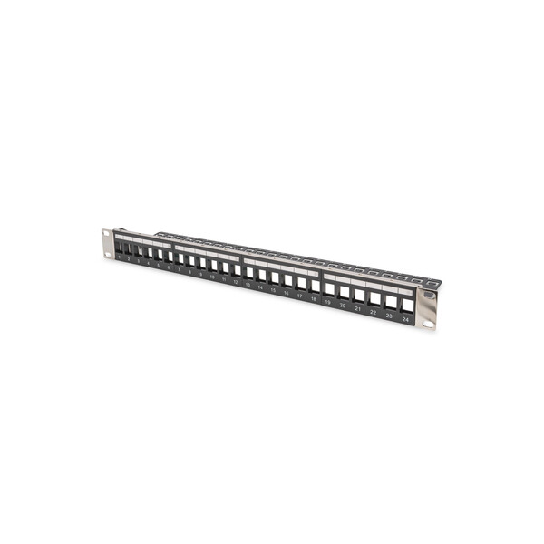 DIGITUS Modulares Patchpanel für Keystone Jacks 1HE - unbestückt