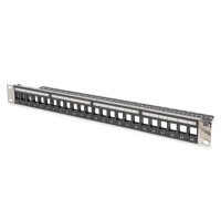 DIGITUS Modulares Patchpanel für Keystone Jacks 1HE - unbestückt