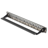 DIGITUS Modulares Patchpanel für Keystone Jacks 1HE - unbestückt