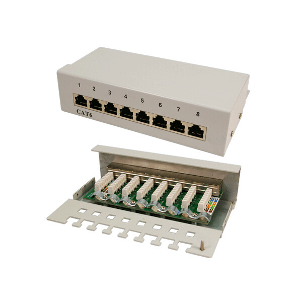 LogiLink NP0016A, RJ-45, Cat6, Grau, ISO/IEC 11801 E