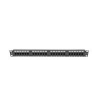 Lanberg PPU5-1024-B, RJ-45, Cat5, Cat5e, Schwarz, Metall,...