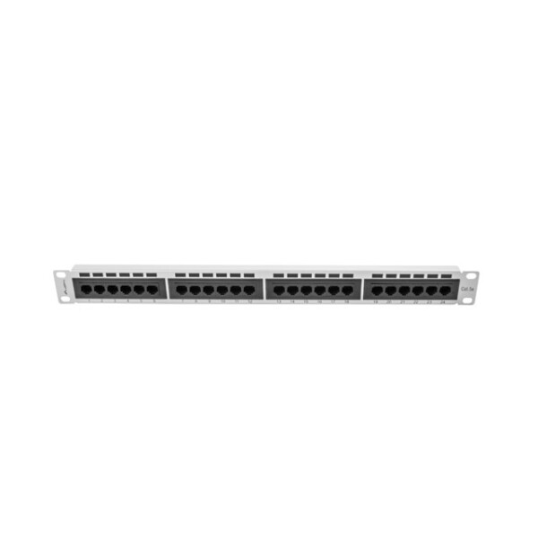 Lanberg PPU5-1024-S, RJ-45, Cat5, Cat5e, Weiß, Metall, Rackeinbau, 1U