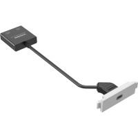Vision TC3 USBC, USB C, USB 3.2 Gen 1 (3.1 Gen 1), Weiß, Polycarbonat (PC), 0,2 m, 21 mm
