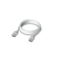 Ubiquiti UACC-Cable-Patch-EL-2M-W, 2 m, Cat6, RJ-45, RJ-45, Durchscheinend, Weiß