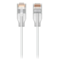 Ubiquiti UACC-Cable-Patch-EL-1M-W, 1 m, Cat6, RJ-45, RJ-45, Durchscheinend, Weiß