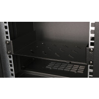 Equip Fester Fachboden 10, 1HE, 150mm, Schwarz,...