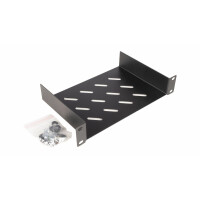 Equip Fester Fachboden 10, 1HE, 150mm, Schwarz, Regalboden, Schwarz, 100 kg, 1U, Türkei, 48,3 cm (19")