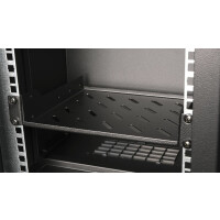 Equip Fester Fachboden 10, 1HE, 200mm, Schwarz,...