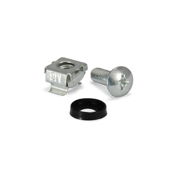 Equip M6 Käfigmuttern- und Schrauben-Satz, 20 Sets/pack, Aluminium, Schwarz, China, 158 g, 240 mm, 180 mm, 168 g
