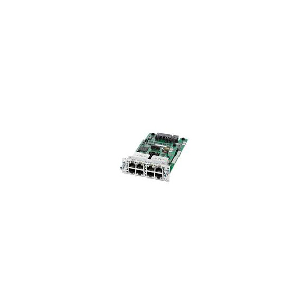 Cisco NIM-ES2-8-P=, Gigabit Ethernet, 10,100,1000 Mbit/s, 100BASE-TX, 1000BASE-TX, IEEE 802.1D, IEEE 802.1Q, IEEE 802.1p, IEEE 802.1s, IEEE 802.1w, IEEE 802.1x, IEEE 802.3af, IEEE..., Cisco 4000 Series, SNMPv1, v2, v3, IGMP