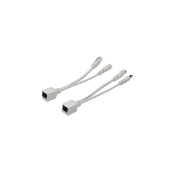 DIGITUS Passives PoE-Kabelset, Splitter + Injektor