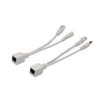 DIGITUS Passives PoE-Kabelset, Splitter + Injektor