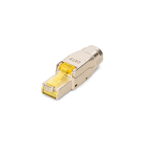 DIGITUS CAT 8.1 Feldstecker, geschirmt, werkzeugfreier Montageanschluss