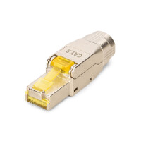DIGITUS CAT 8.1 Feldstecker, geschirmt, werkzeugfreier Montageanschluss