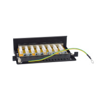 Equip 326621, 10GBase-T, 10 Gigabit Ethernet, 10000 Mbit/s, RJ-45, Cat6a, Schwarz