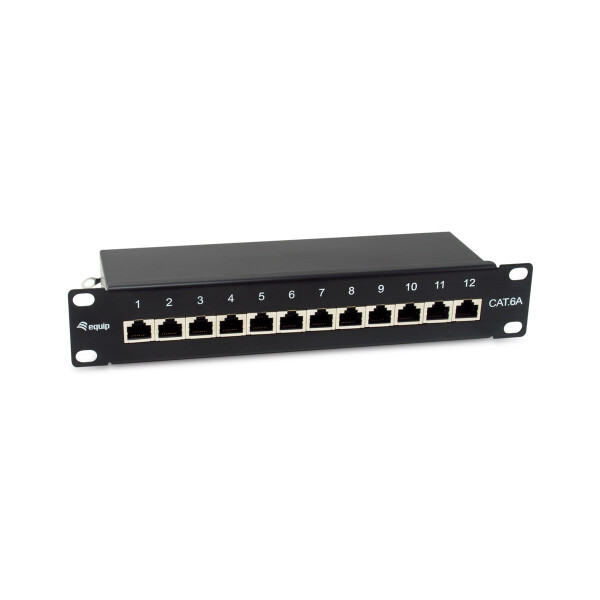 Equip 326623, 10GBase-T, 10 Gigabit Ethernet, 10000 Mbit/s, RJ-45, Cat6a, Schwarz