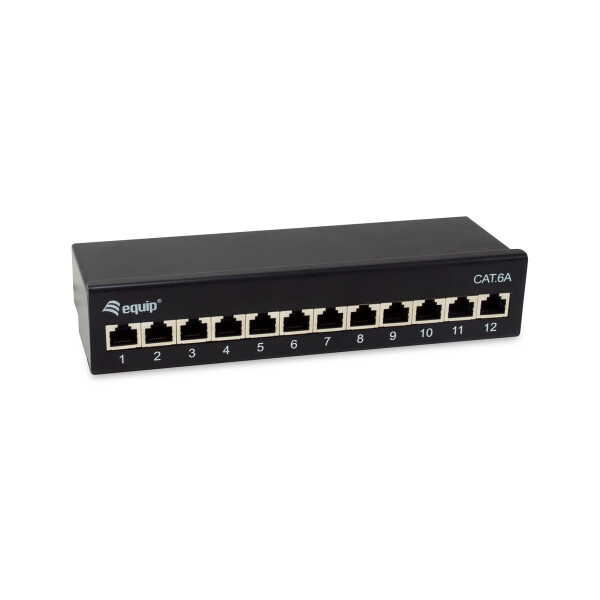 Equip 326622, 10GBase-T, 10 Gigabit Ethernet, 10000 Mbit/s, RJ-45, Cat6a, Schwarz