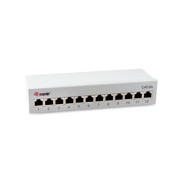 Equip 326522, 10GBase-T, 10 Gigabit Ethernet, 10000 Mbit/s, RJ-45, Cat6a, Grau