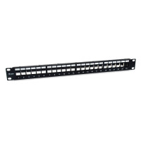 Equip 769327, Keystone, Schwarz, Metall, Rackeinbau, 1U,...