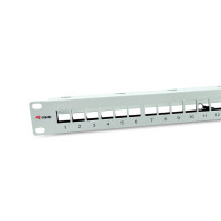 Equip 769326, Keystone, Grau, Metall, Rackeinbau, 1U, RoHS