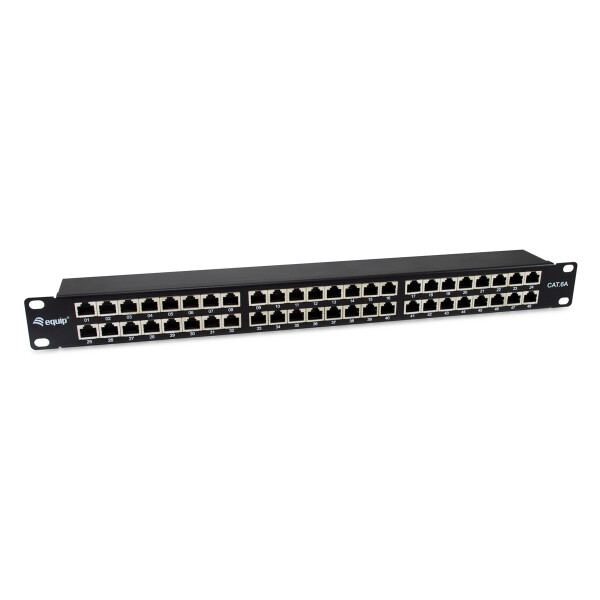 Equip 326626, 10GBase-T, 10 Gigabit Ethernet, 10000 Mbit/s, RJ-45, Cat6a, Schwarz