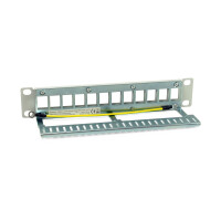 Equip 769330, Keystone, Grau, Metall, Rackeinbau, 1U, RoHS