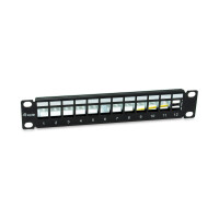 Equip 769331, Keystone, Schwarz, Metall, Rackeinbau, 1U,...