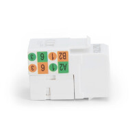 DIGITUS CAT 5e, Klasse D Keystone Modul, ungeschirmt