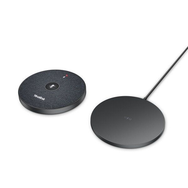 Yealink VCM36, Konferenzmikrofon, 6 m, Kabellos, Schwarz, 802.11b, 802.11g, Wi-Fi 4 (802.11n), Wi-Fi 5 (802.11ac), 128-bit AES, WPA-PSK, WPA2, WPA2-PSK