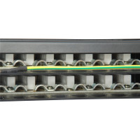 Equip 48-Port Cat.6 Geschirmtes Patch Panel, Schwarz, RJ-45, Cat6, Schwarz, Rackeinbau, 1U, RoHS