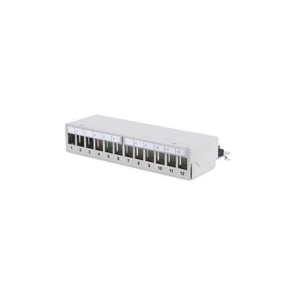 DIGITUS Modulares Desktop Patch Panel, geschirmt, 12-Port