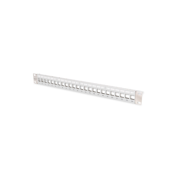 DIGITUS Modulares Patchpanel für Keystone Jacks 1HE - unbestückt