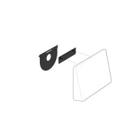 Logitech 939-001817, Wandhalterung, Schwarz, Wand, Logitech, Tap, 244 mm