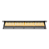 DIGITUS CAT 6, Klasse E High Density Patch Panel, ungeschirmt