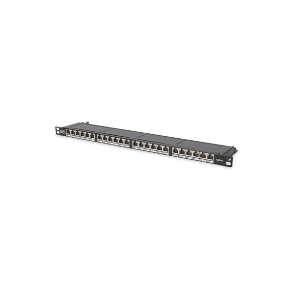 DIGITUS CAT 6, Klasse E High Density Patch Panel, geschirmt, schwarz