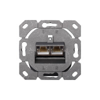 DIGITUS CAT 6A Klasse EA Netzwerkdose, designkompatibel, geschirmt, Unterputz