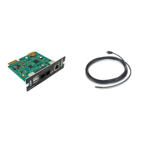 APC AP9641 Smart-UPS Netzwerkmanagementkarte (gen3) mit Umgebungsüberwachung, Netzwerk-Management-Karte, SmartSlot, 12,1 mm, 11,4 mm, 38 mm, 90 g