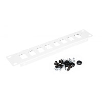 Equip EZKP-10-G, Grundpfeilerplatte, Grau, Metall, 1U, 25,4 cm (10"), 254 mm