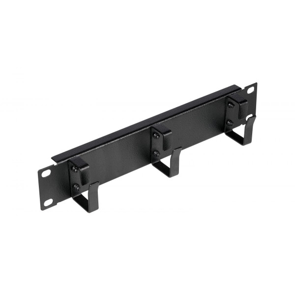 Equip EZMR-10-B, Kabelring, Schwarz, Metall, 1U, 25,4 cm (10"), 254 mm