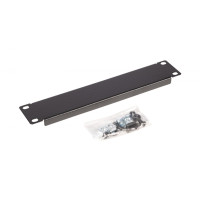 Equip EZBP-10-B, Blindplatte, Schwarz, Metall, 1U, 25,4 cm (10"), 254 mm
