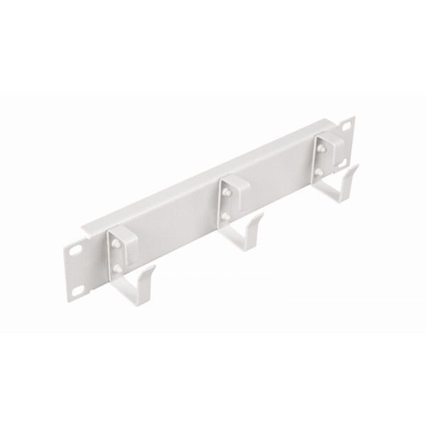 Equip EZMR-10-G, Kabelring, Weiß, Metall, 1U, 25,4 cm (10"), 254 mm
