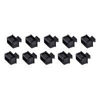 StarTech.com SFP Schutzkappen - 10 Stück, SFP, Gummi, Schwarz, Netzvermittlung, 14,6 mm, 10,1 mm