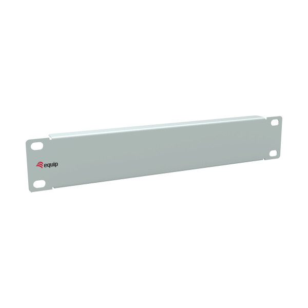 Equip 10" Blindplatte, 1HE, Hellgrau, Blindplatte, Hellgrau, Stahl, 1U, China, 25,4 mm