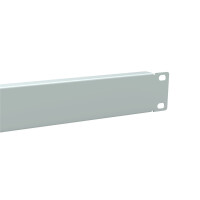 Equip 10" Blindplatte, 1HE, Hellgrau, Blindplatte, Hellgrau, Stahl, 1U, China, 25,4 mm