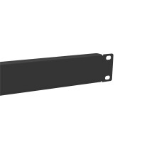 Equip 10" Blindplatte, 1HE, Schwarz, Blindplatte, Schwarz, Stahl, 1U, China, 25,4 mm