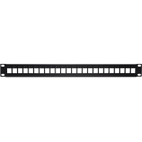 TRENDnet TC-KP24, Schwarz, Acrylnitril-Butadien-Styrol (ABS), SPCC, Rackeinbau, 1U, 483 mm, 45 mm