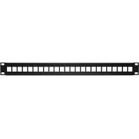 TRENDnet TC-KP24, Schwarz, Acrylnitril-Butadien-Styrol (ABS), SPCC, Rackeinbau, 1U, 483 mm, 45 mm